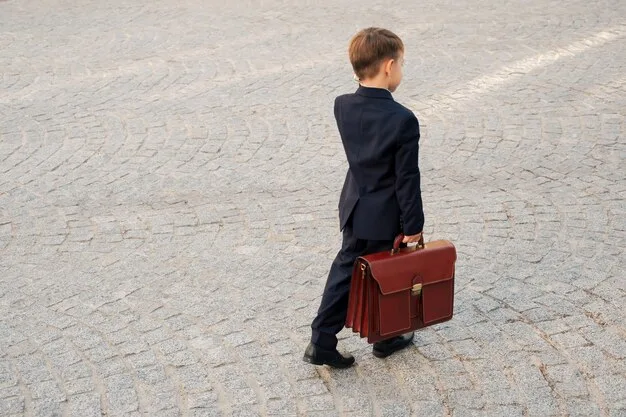 A person confidently walking away from a negotiation table, holding a briefcase and looking determined.