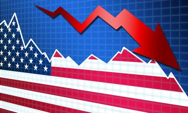 A graph illustrating the inflation rate in the US from 2023 to 2025, showing a steady increase. The graph is simple and easy to understand, with clear labels indicating the years and inflation percentages.