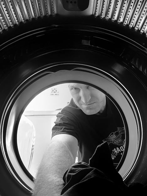 A close-up of the impeller inside a high-efficiency washing machine, showcasing its design and how it moves clothes during the wash cycle.