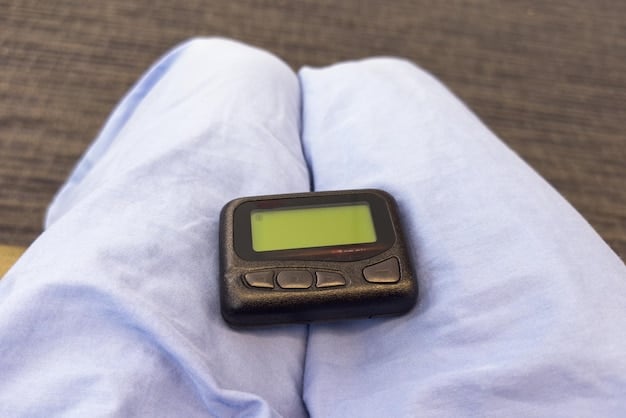 Close-up shot of a fitness tracker displaying sleep data on its screen, showing different sleep stages and a sleep score.