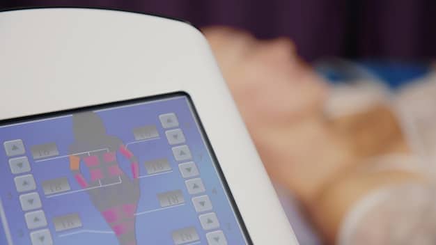 A split image showing a fitness tracker on one side displaying sleep data and a polysomnography setup in a lab on the other side, emphasizing the comparison.